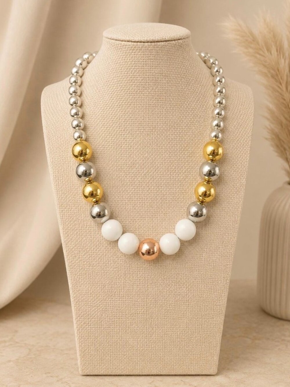 Modern Elegance Handcrafted Necklace